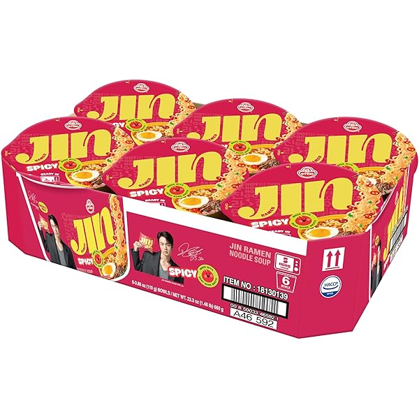 Amazon.com : OTOKI Jin Ramen Spicy Bowl – Authentic Korean Instant